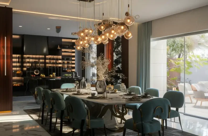 What is contemporary dining room lighting