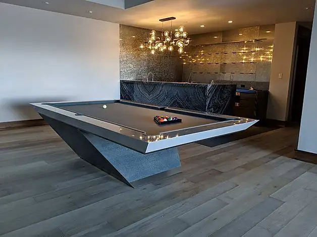 contemporary style pool table