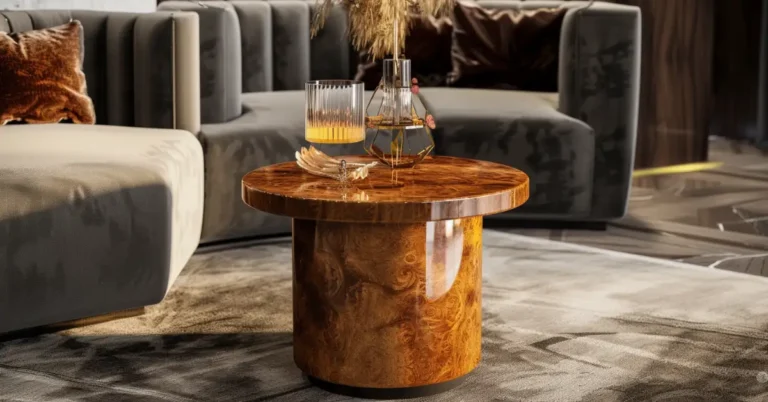 chic contemporary side table