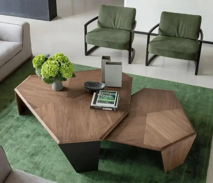 Contemporary Coffee Table Design Principles 2025 6 walnut coffee table