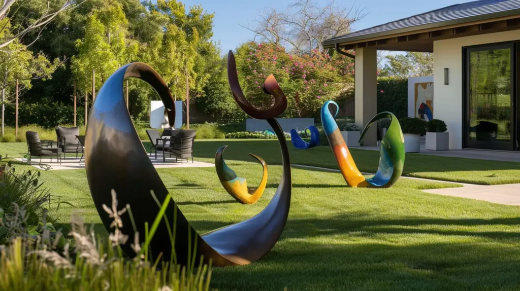 The Future of Modern Backyards: 15 Stunning Ideas Revealed! 12 Modern Backyard Art Installations