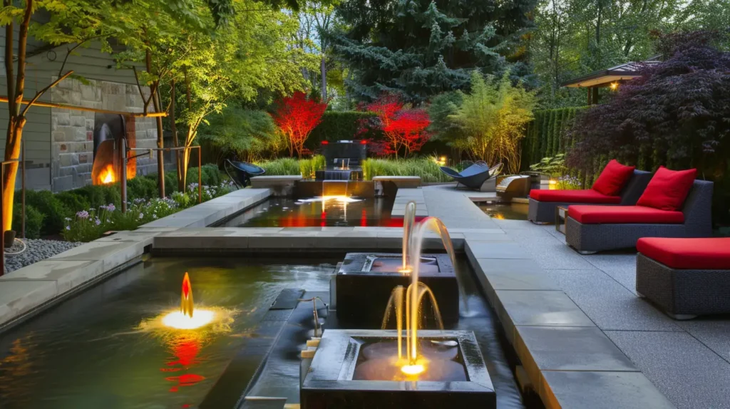 The Future of Modern Backyards: 15 Stunning Ideas Revealed! 15 Modern Backyard Water Features