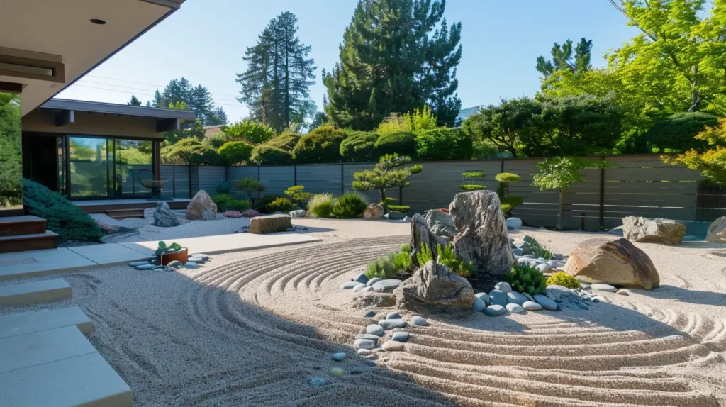 The Future of Modern Backyards: 15 Stunning Ideas Revealed! 8 Modern Backyard Zen Garden