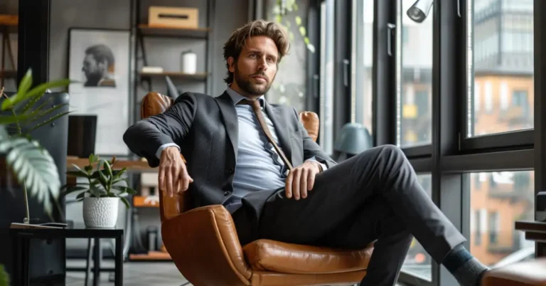 modern man office outfit