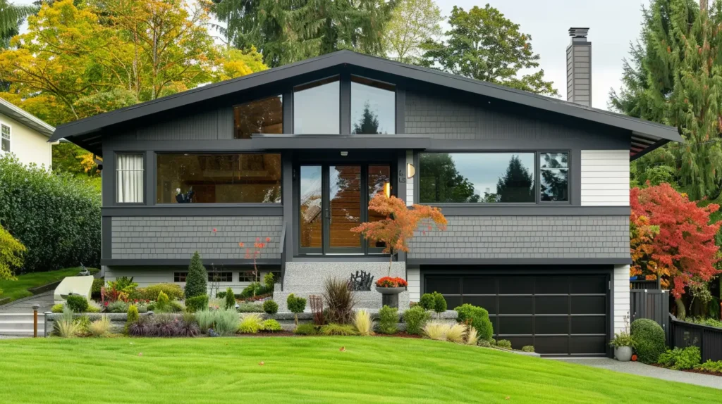 Split-Level Home Exterior Upgrade Exterior Finishes