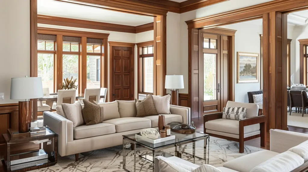 Wood Trim Modern Materials